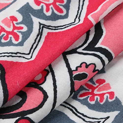 Handyulong Women Rompers Floral Print Sleeveless Casual Tops Shorts Two Piece Outfits Jumpsuits Playsuits for Teen Girls (M, Z-Pink)