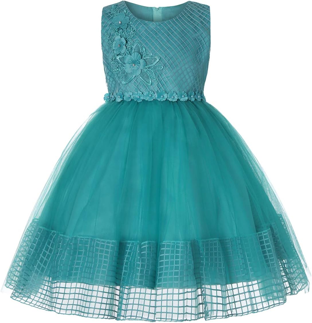 FYMNSI - Vestido de tutú sin Mangas para niña, para Bodas, bautizos