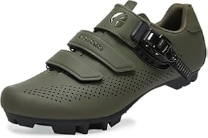 FOTGOAT Mens Mountain Bike Cycling Shoes Women, MTB-Shoes Compatible Installation SPD Cleats