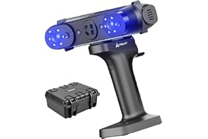 Creality 3D Scanner Sermoon S1 and Scan Bridge Wireless Scanning | 0.02mm High-Precision Blue Laser & Structured Light | Up to 4.6M Measurements/s | Color Texture Mapping | Indoor & Outdoor Use