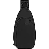 PUMA Women's Myriad Sling, Sporty Hands-Free Bag with Reversible Strap &amp; Dual Compartments, Black, One Size