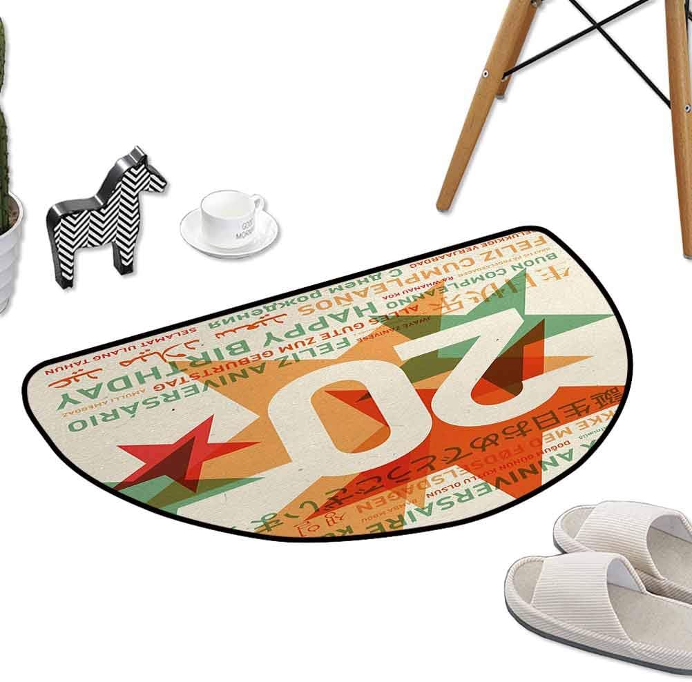 Floor Mat AntiSlip Carpet Rectangular Universal Worldwide