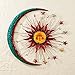 Collections Etc Metal Moon Sun and Stars Wall Decor