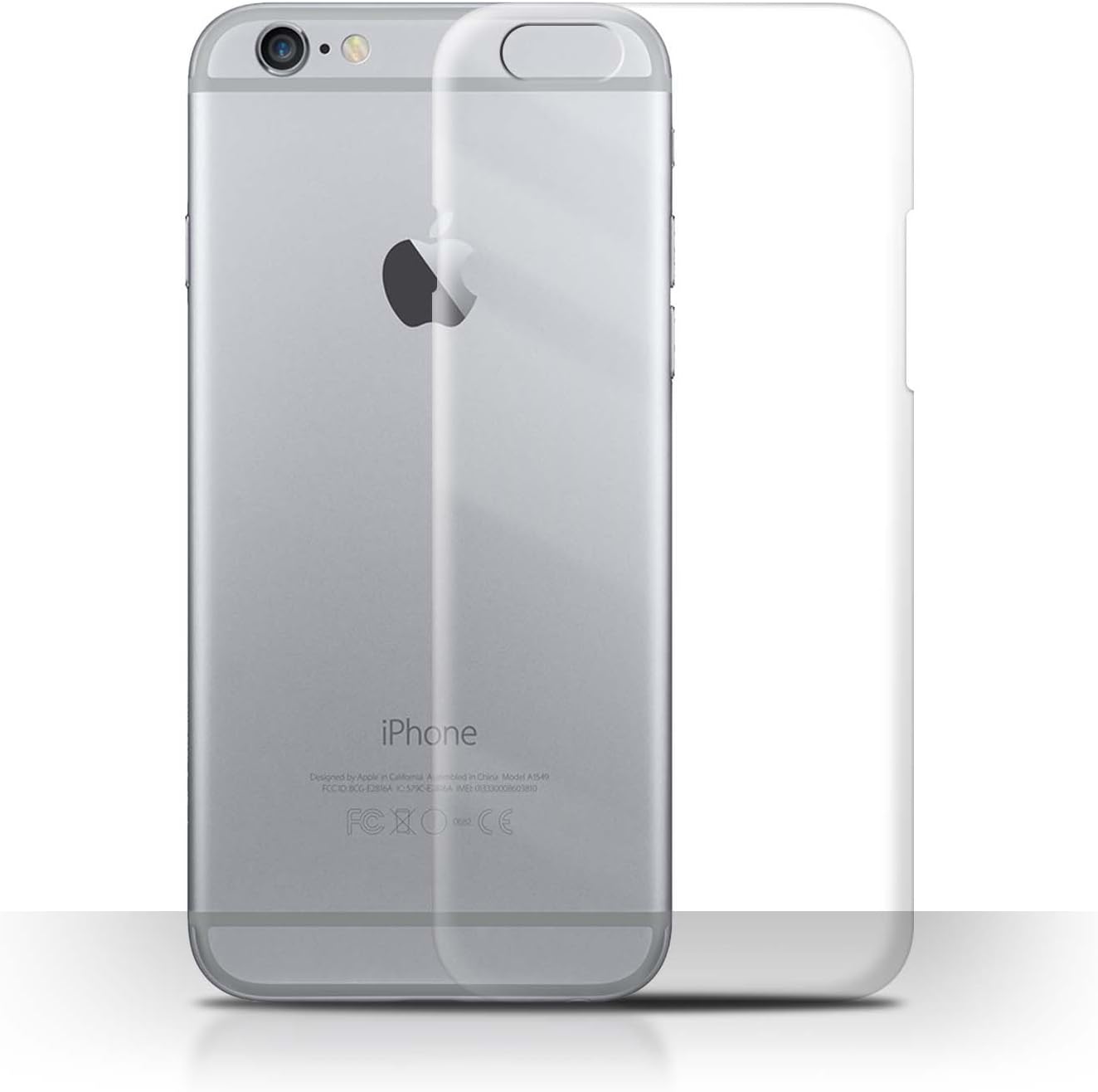 STUFF4 Clear Hard Back Phone Case for Apple iPhone 6