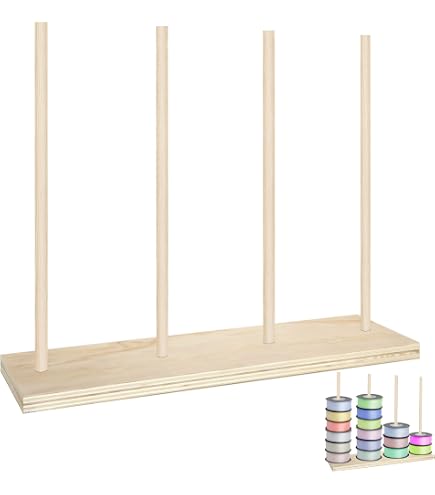 Organisateur à Rubans En Bois | Rangement Bobines, Fils, Ruban Washi | Pour Atelier Créatif