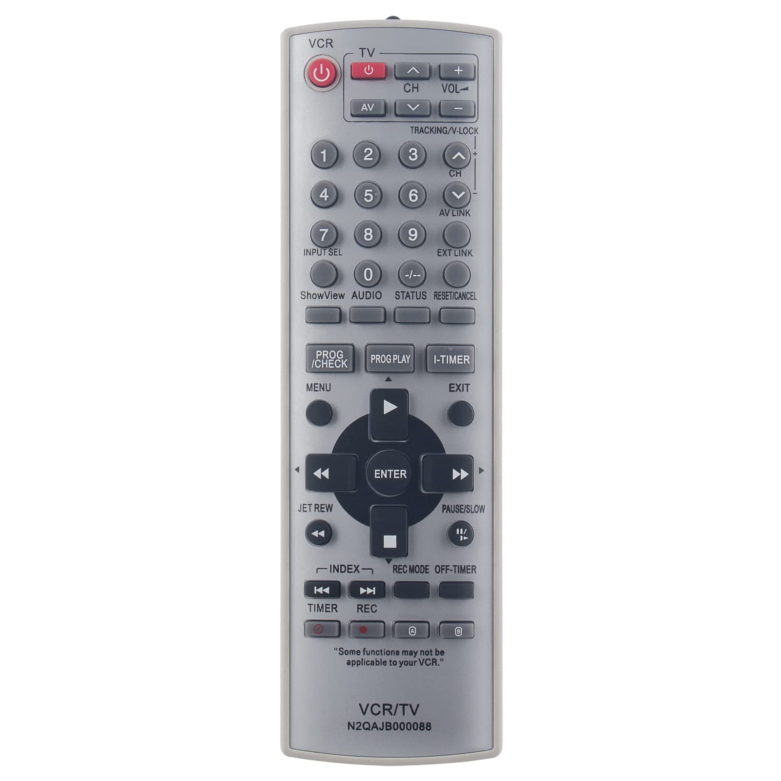 N2QAJB000088 VINABTY Replace Infrared IR Remote Control Fit for Panasonic NV-HV61 NV-HV66 NV-MV2 TV/VCR