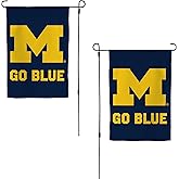 Desert Cactus University of Michigan UM Garden Flag – 19 x 12 inch Michigan Wolverines Banner, For Outdoor Display and Events (Design K)