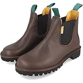 Jim Green Mens Stockman Slip On Boots Water Resistant Full Grain Leather Work or Dress Boot