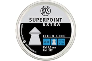 Umarex RWS Superpoint Extra Field Line Pellet Gun Pellets, 22 Caliber, 14.5 Grains, 200 Count