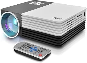 Pyle Video Projector 1080p Full HD Professional Cinema Home Theater - Digital Multimedia, Built-in Stereo, Adjustable Keystone Picture Presentation Projection and Supports USB, VGA & HDMI - (PRJG65)