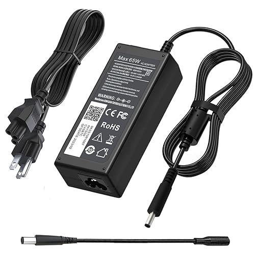 65W 45W AC Adapter Replacement for Dell Laptop Charger, for Dell