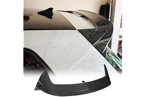 Rear Spoiler for Volkswagen VW Golf 8 Mk8 GTI R 2021-2024 Trunk Roof Spoiler Top Window Wing Carbon Fiber Pattern
