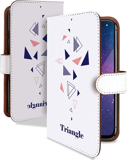 Amazon Co Jp Disney Mobile On Docomo Sh 05f ケース 手帳型 携帯ケース トライアングル 白 三角 白 おしゃれ ディズニー モバイル スマホケース Sh05f 三角形 カメラレンズ全面保護 カード収納付き 全機種対応 T0127 家電 カメラ