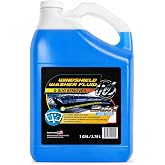 UCS Windshield Washer Fluid 2-in-1 Bug Remover, 1 Gallon (128 fl oz) | Ready-to-Use Formula Removes Bugs, Dirt &amp; Road Grime for Clear, Streak-Free Glass &ndash; Methanol-Free