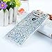 Badalink LG V20 Case Shiny Glitter Sparkle Powder Series Shockproof Drop Protection Soft TPU Flexible Rubber Protective Sratchproof Slim-Fit Colorful Cover for LG V20 - Silver