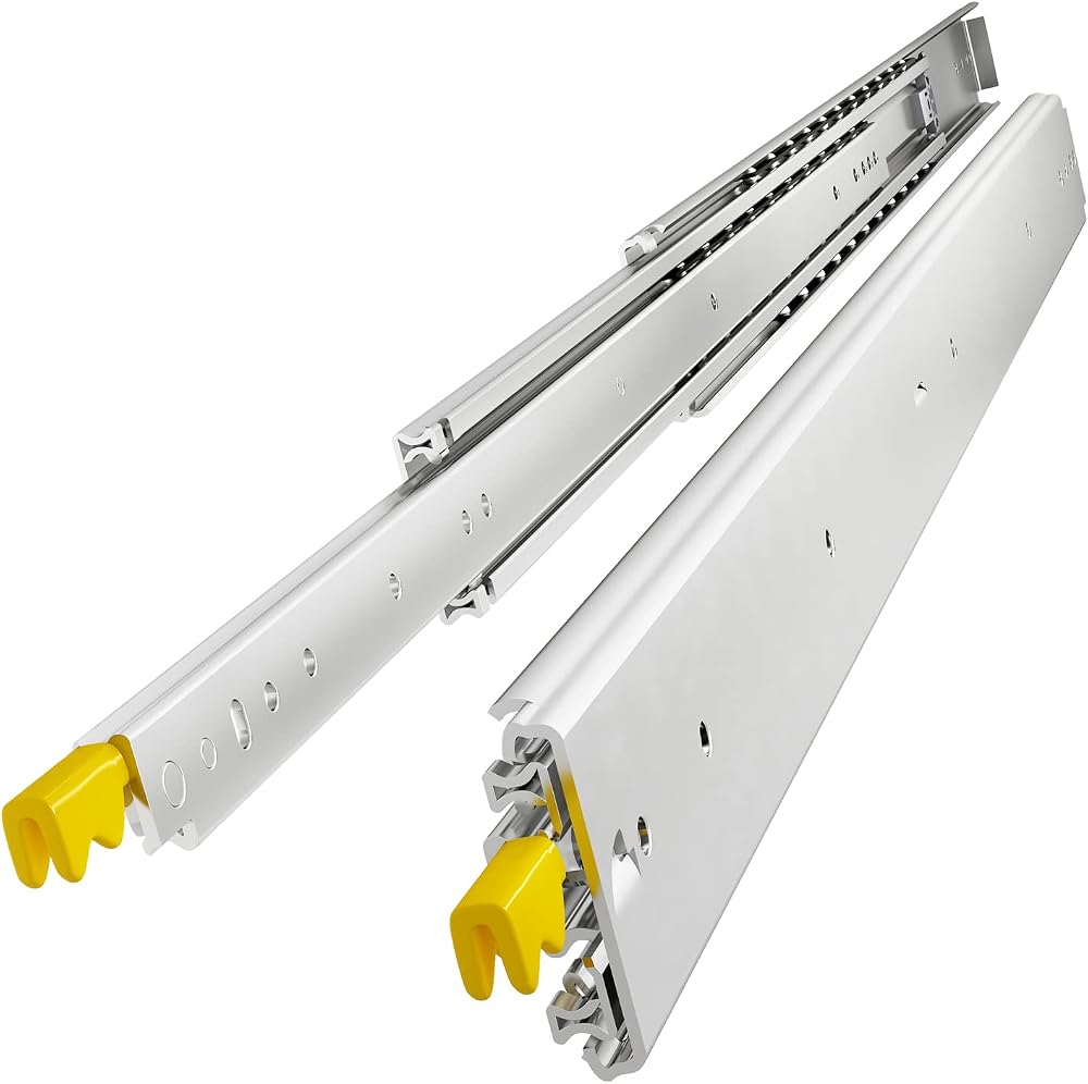 VADANIA 500mm Ultra Heavy Duty Drawer Runners with Lock Pair