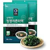 Dried Seaweed Miyeok - Premium Korean Baby Wakame Cut Flakes for Miyeokguk Soup, Miso Soup | Clean South Sea (Namhae) Harvest | 20 Servings | Expands 10x When Soaked | Resealable Bag | Product of Korea [50g, Pack of 2] [100g Total] - O&rsquo;food