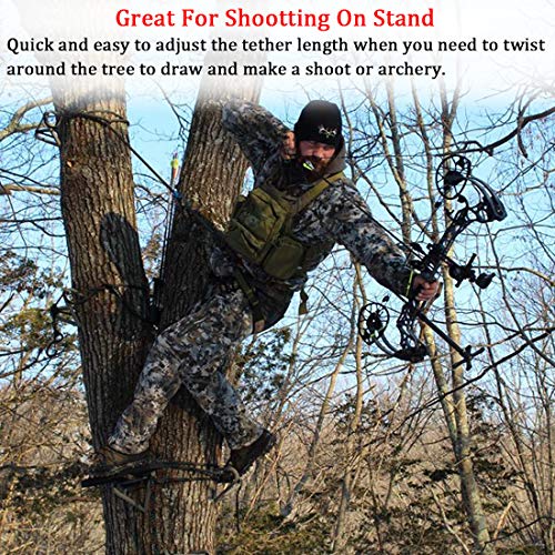 Huntury Lineman's Climbing Strap, Lineman Belt, Tree Climbing Harness