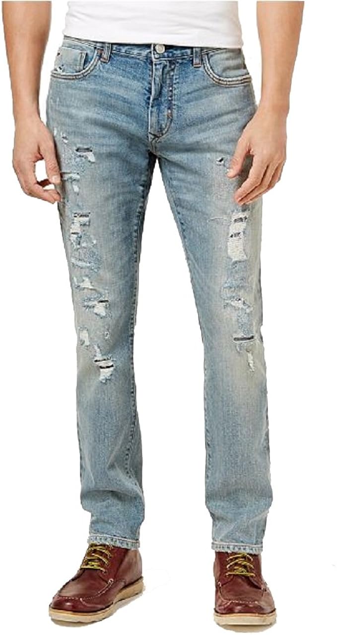 tommy hilfiger men's straight fit stretch jeans