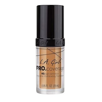 LA Girl PRO Coverage HD Foundation, Nude Beige, 28ml