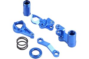 Asixxsix Exquisite Aluminium Alloy Steering Servo Saver Complete Part Kit for Slash 4X4 1/10 Truck RC Car, Novel Design for H