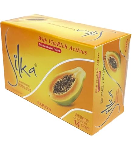 Amazon.com : Silka Papaya & Herbal Soap 3 X 135G by SILKA : Beauty