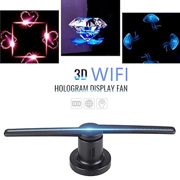 Amazon.com: Ventilador de proyector 3D con LED WiFi ...