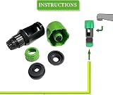 Rowjow Kitchen Tap Hose Connector Garden Hose Adapter Green view 5