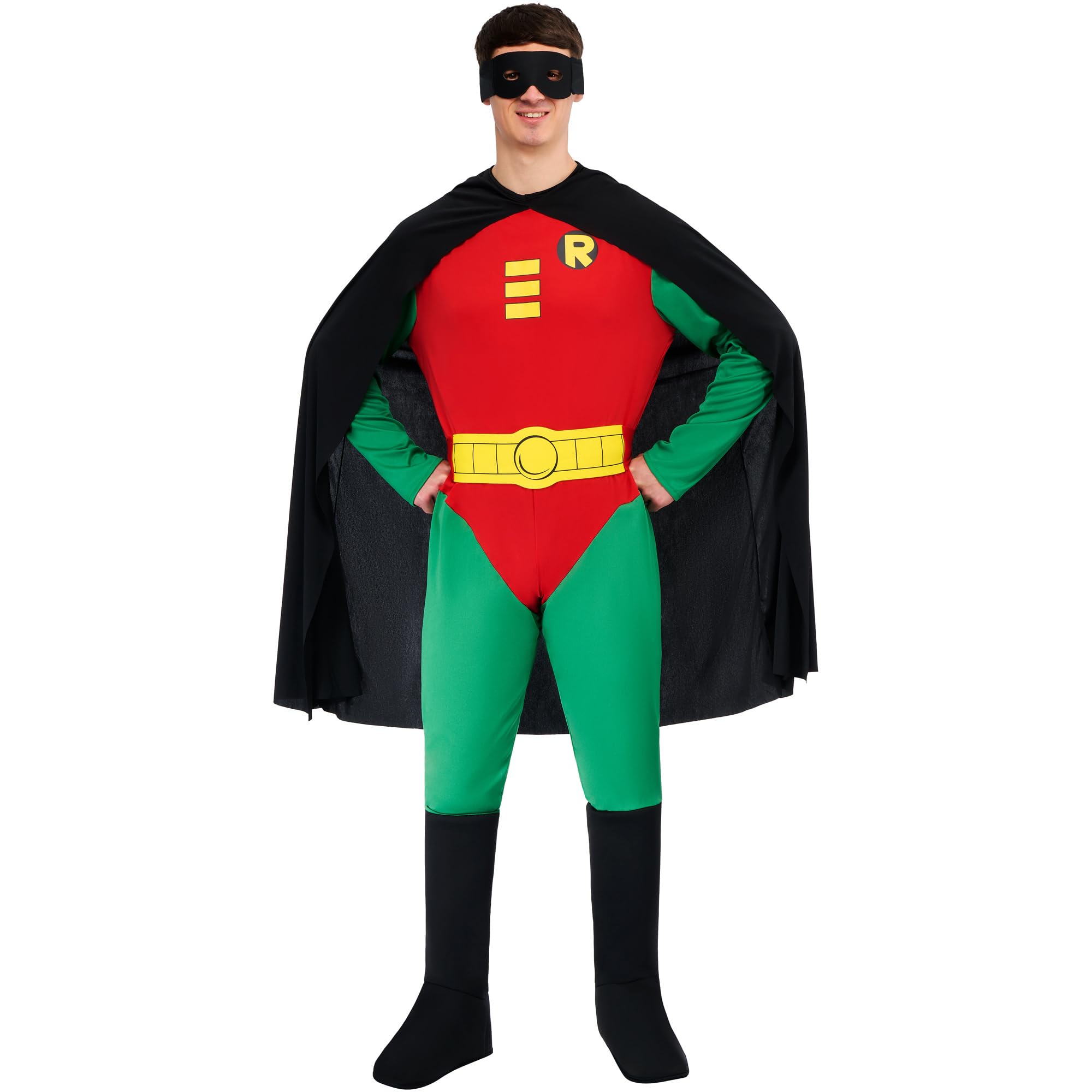Rubie's Official Adult's Robin Classic Batman Costume-Red/Green-M