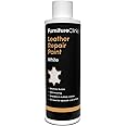 Furniture Clinic Leather Repair Paint | 2-in-1 Seal and Color | Use on Scratches, Tears, and Holes in Car Seats, Furniture | Quick and Easy Leather Repair Kit for Furniture (White, 250ml / 8.5oz)
