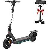 Gotrax Electric Scooter for Adults,10" Tire, Max 25/38Mile, 20Mph By 500W | 2 Speed Modes by 500W Motor, Front Suspension, Electric Code Lock, Durable Aluminum Alloy Frame, Foldable E Scooter
