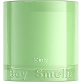 Boy Smells Mint Candle - 8.5 oz Fancy Candle with Ginger, Wild Mint, and Cedarwood- Up to 50-Hour Burn - Cotton Wick