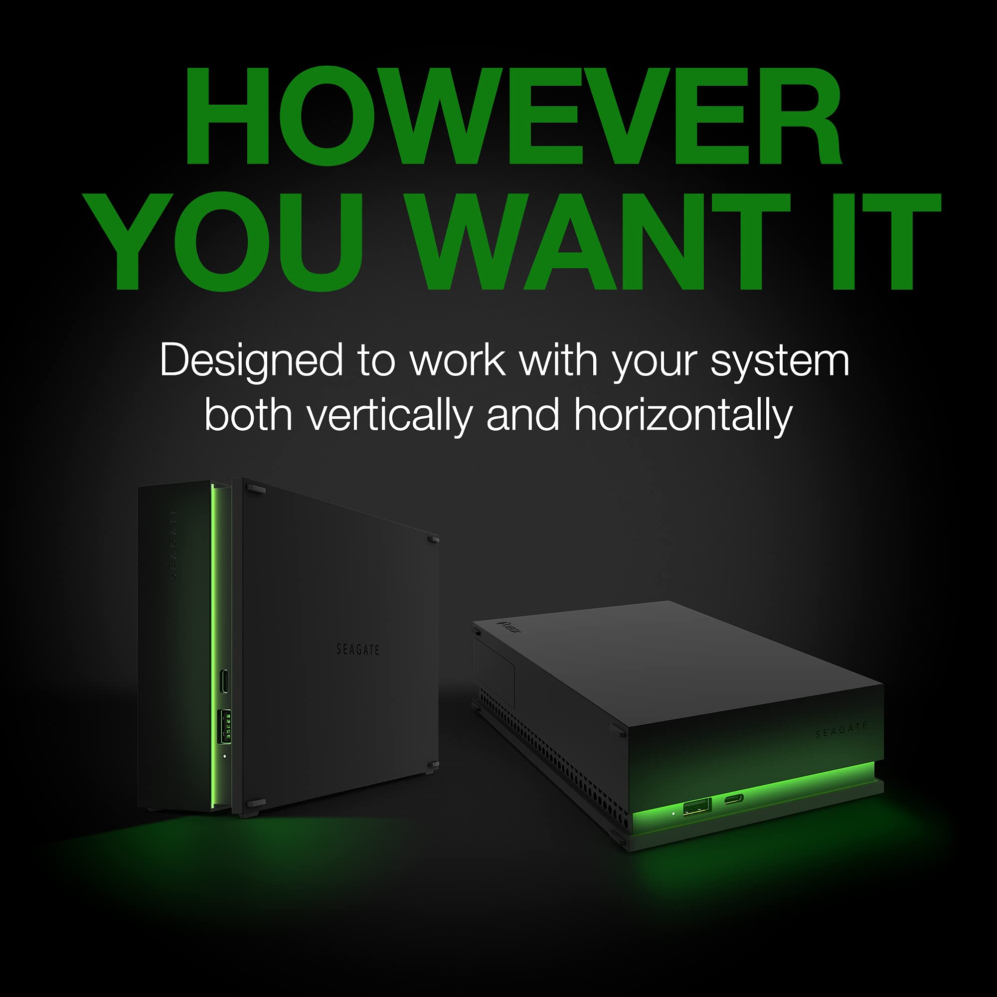 Seagate Game Drive Hub 8TB USB 3.2 Gen 1 External Hard Drive for Xbox, Black
