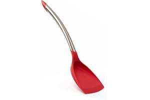 Cuisipro 7112514L Silicone Wok Turner, 12.5-Inch, Red