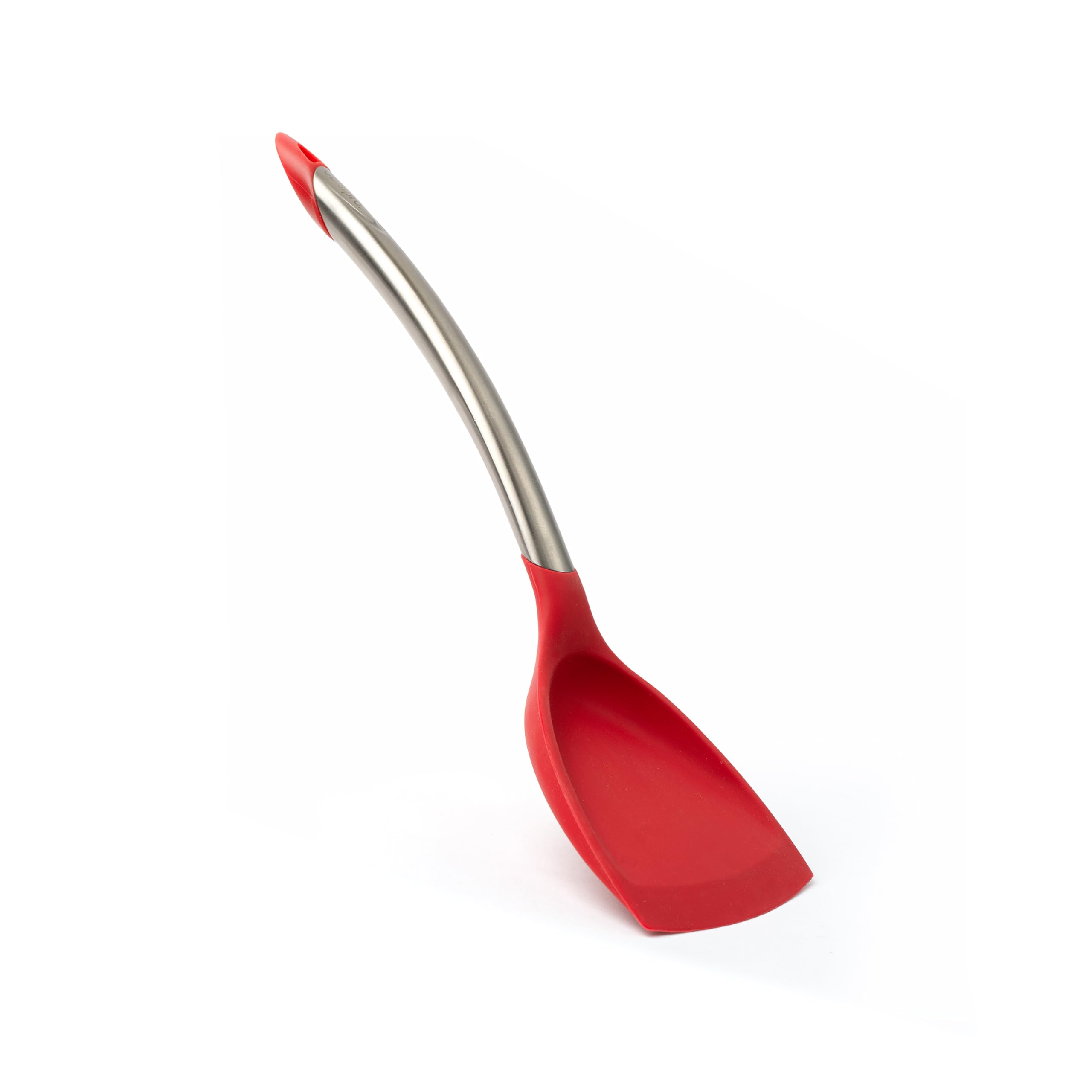 Cuisipro Silicone Wok Turner, Red, Heat and Stain Resistant, Dishwasher Safe, 32cm