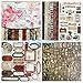 DESEACO 27 Sheets Vintage Scrapbook Paper Pad 12