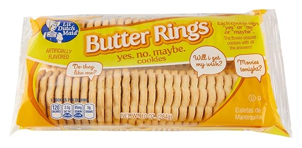 LIL DUTCH MAID, COOKIE BUTTER RINGS, 10 OUNCE