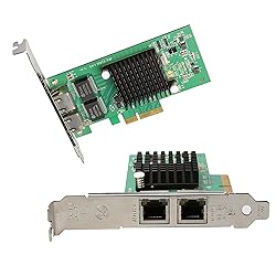 Dual-Port PCIe x4 Gigabit Network Card with Intel