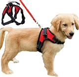 FUNKEEN PET HOUSE No-Pull Padded Adjustable Puppy Harness Vest M Red view 1