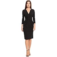 American Apparel Women's Cotton 2x2 Long Sleeve Crewneck Dress, Black,  X-Small at Amazon Women's Clothing store
