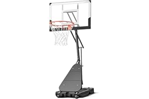 Seray Basketball Hoop Outdoor 40Inch Backboard, 3.4-10FT Adjustable Height and Larger Base, Portable Basketball Goal System for Adults Outdoor/Indoor/Driveway/Garage