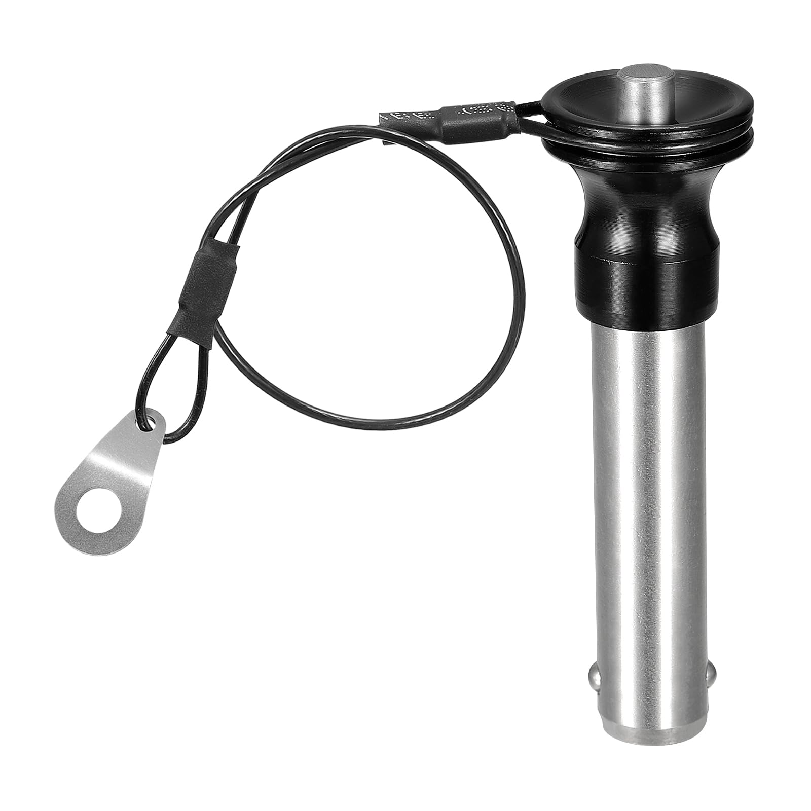 DTGN 12mmx41mm(DxL) Quick Release Pin - Good for Quickly Connecting Hooking Up Components - 304 Stainless Steel Push-Button Ball Locking Pins with Wire - Silver