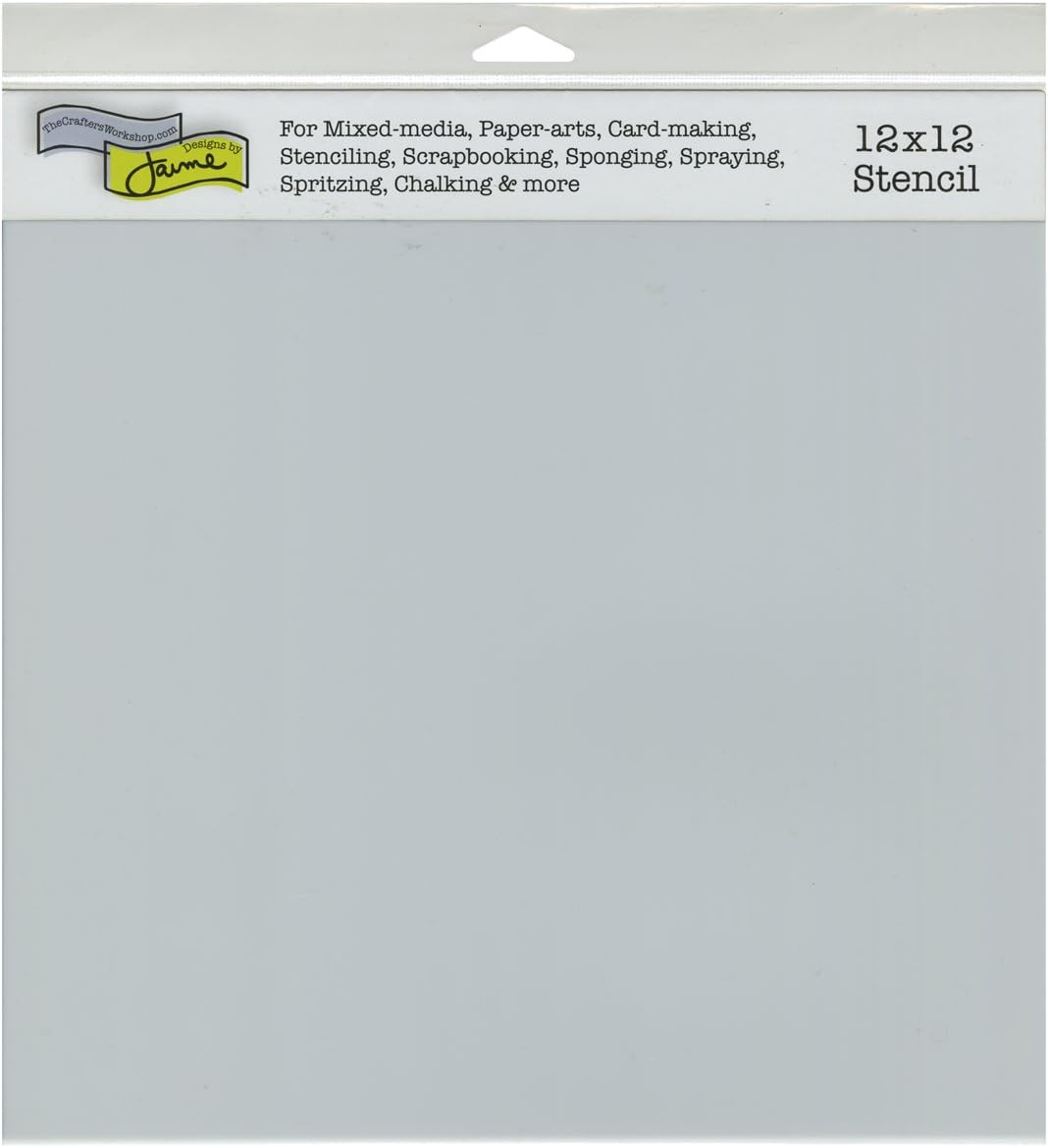 The Crafters Workshop TCW-340 Template, 12 by 12-Inch, Stencil Sheets