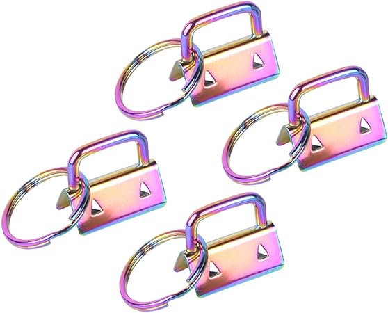 Favengo 40 Pcs Key Fob Hardware Metal Tail Clips Diy Wristlet Sets Teeth Design With Keychain Split Ring For Belts Lanyard Handmade Beaded Fabric Hand Craft 1 25 Inches Amazon Co Uk Kitchen Home