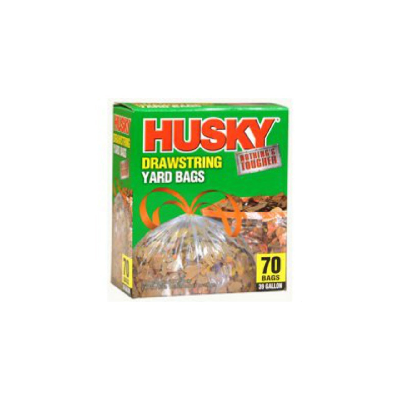 39 gal PolyAmerica Yard Bag Clear 3 ft 4 in L x 2 ft 9 in W x 1 mil T