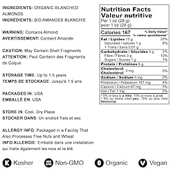 Organic Blanched Sliced Almonds, 3 Pounds