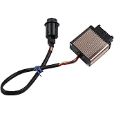 Noteflora 12V-24V Rotary Car Seat Climate Control Switch Controller Kit For Ventilation And Heating, 23Mm Mount, 20Cm Cord, Fits Most Vehicle Air Conditioning(Ventilationhea line)