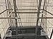 Double Birdhouse Treehouse Bird Cage and Flight Cage – 61”W x 18″ D x 56”H – Three Colors Available (Black Vein)thumb 4