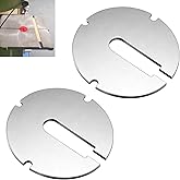 (Pack of 2) 426-02-063-0001 426-02-063-0002 Table Inserts (Diameter: 2.5 in, Thickness: 0.1 in) Compatible With Delta/Rockwel