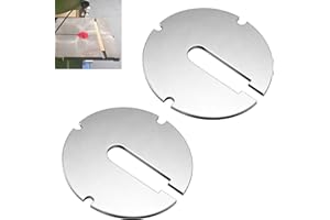 (Pack of 2) 426-02-063-0001 426-02-063-0002 Table Inserts (Diameter: 2.5 in, Thickness: 0.1 in) Compatible With Delta/Rockwel